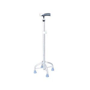 Auminum alloy four-paws crutch (reinforced type)