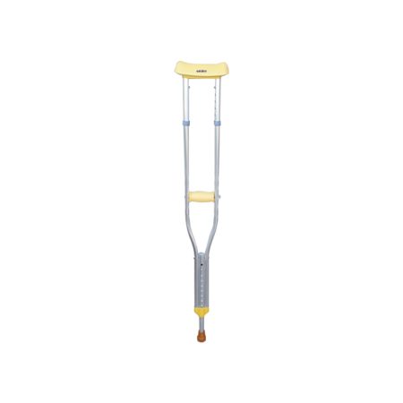 Aluminum alloy two adjustments crutch