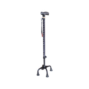 Aluminum alloy four-paws crutch