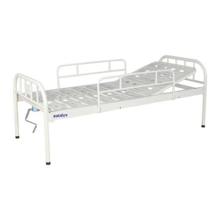 Steel side rails one crank manual bed