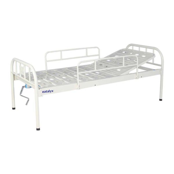 Steel side rails one crank manual bed