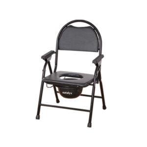 Semicircle commode chair