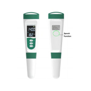 5-in-1 TDS/pH/EC/SALT/TEMP Meter, Voice  Prompt Function, LCD with Backlit