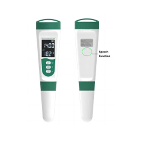 5-in-1 TDS/pH/EC/SALT/TEMP Meter, Voice  Prompt Function, LCD with Backlit
