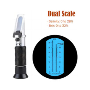 2-in-1 Brix/Salinity Handheld Refractometer