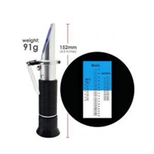 3 in 1 Brix/Moisture/Be Honey Handheld Refractometer