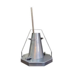 Portable slump cone apparatus