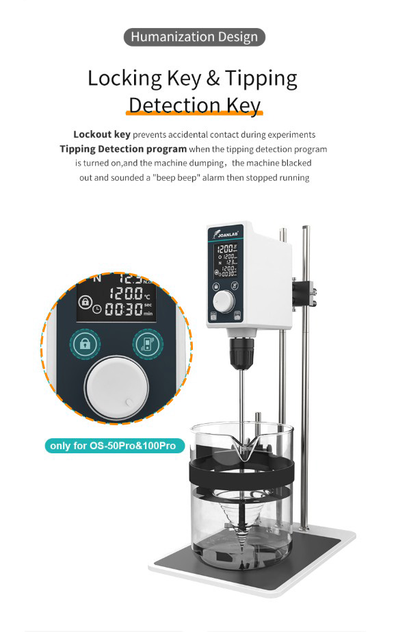 Overhead Stirrer OS-15Pro & OS-30Pro Digital Lab Mixer