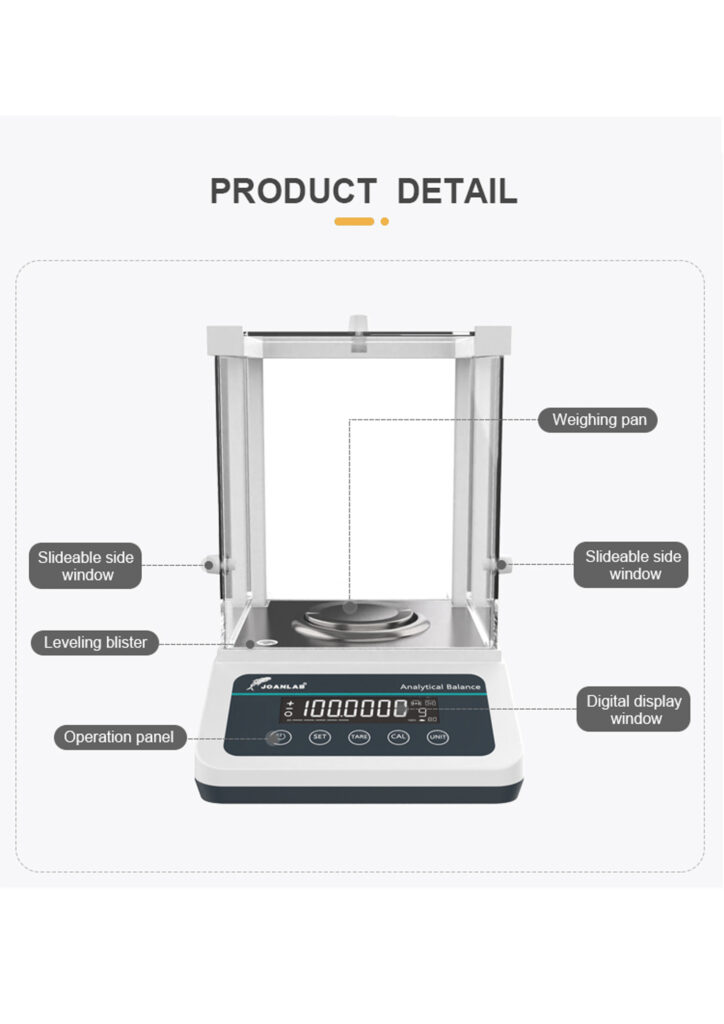 FA2204 Analytical Balance 0.1mg Lab Precision Scale