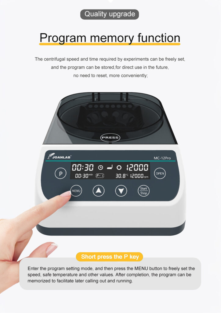 MC-12 Pro High Speed Centrifuge