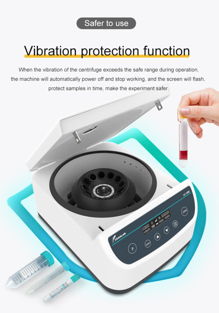LC500-6 Benchtop Centrifuge Vibration Protection