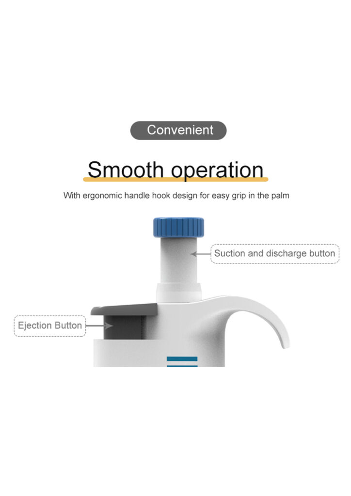 P Series micropipette smooth operation